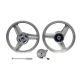 Rear Wheel CB125TD drum brake 3 spoke aluminum type (Rim 2.15 x 18)