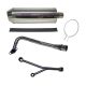 Exhaust Suzuki GSR125 (Scooter) Stainless Steel