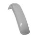 Front Mudguard Small Trail White W 110mm L 620mm 4 fixing holes